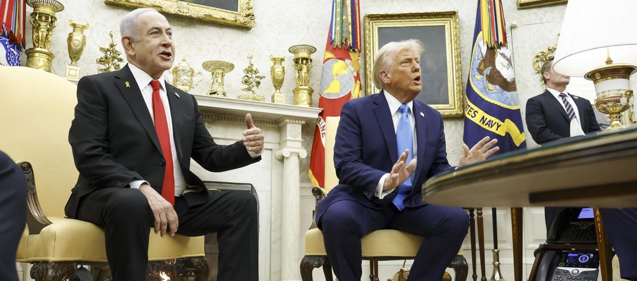 Benjamin Netanyahu y Donald Trump.