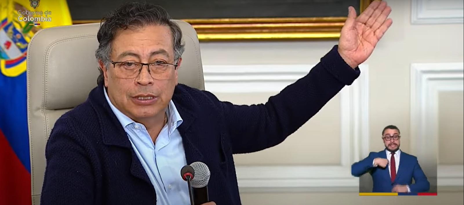 El Presidente Gustavo Petro.