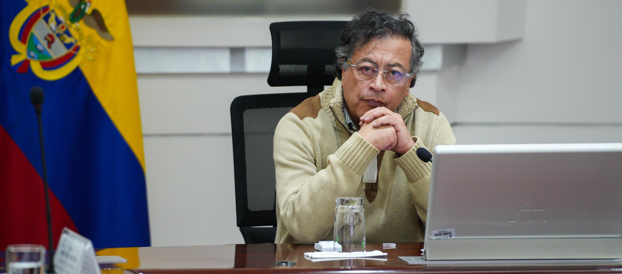 El Presidente Gustavo Petro.