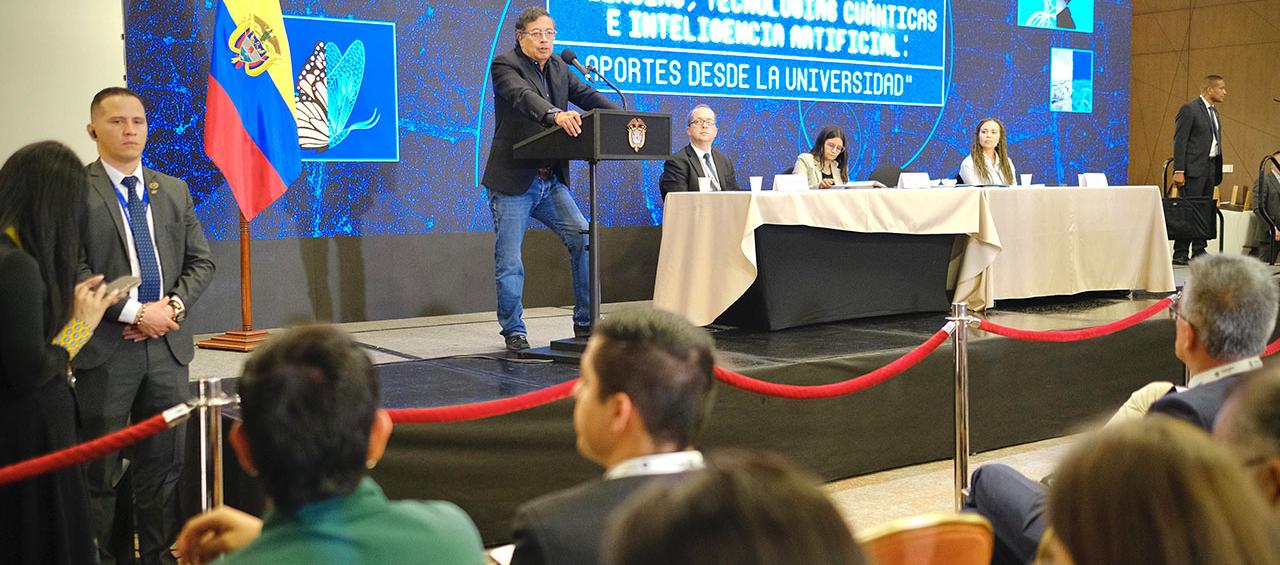 El Presidente Gustavo Petro.