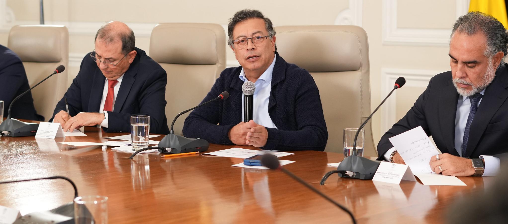 Gustavo Petro y Armando Benedetti.