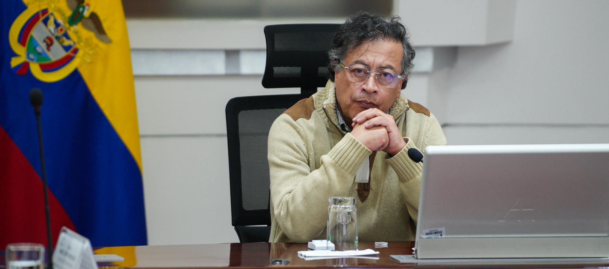 El Presidente Gustavo Petro.