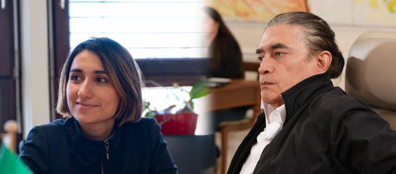 Laura Sarabia y Gustavo Bolívar.