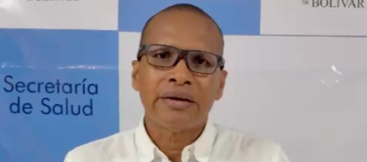 El secretario de Salud de Bolívar, Willis Simancas. 