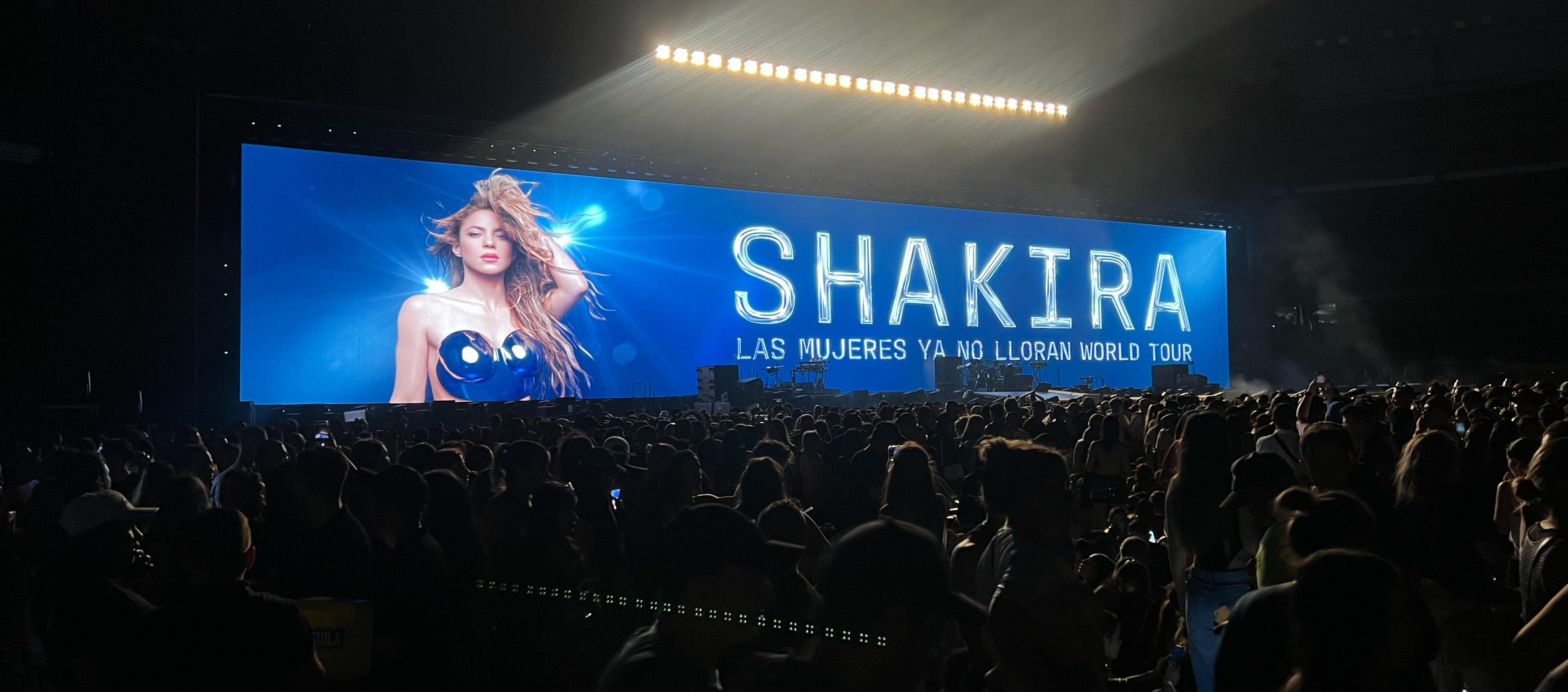 Estadio Metropolitano a la espera del concierto de Shakira.