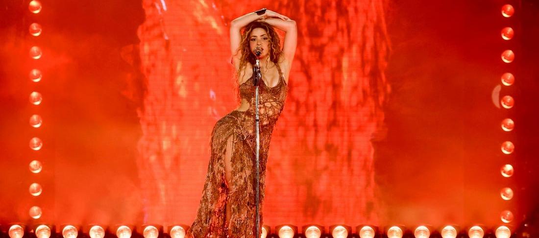 Shakira durante el concierto en Río de Janeiro.