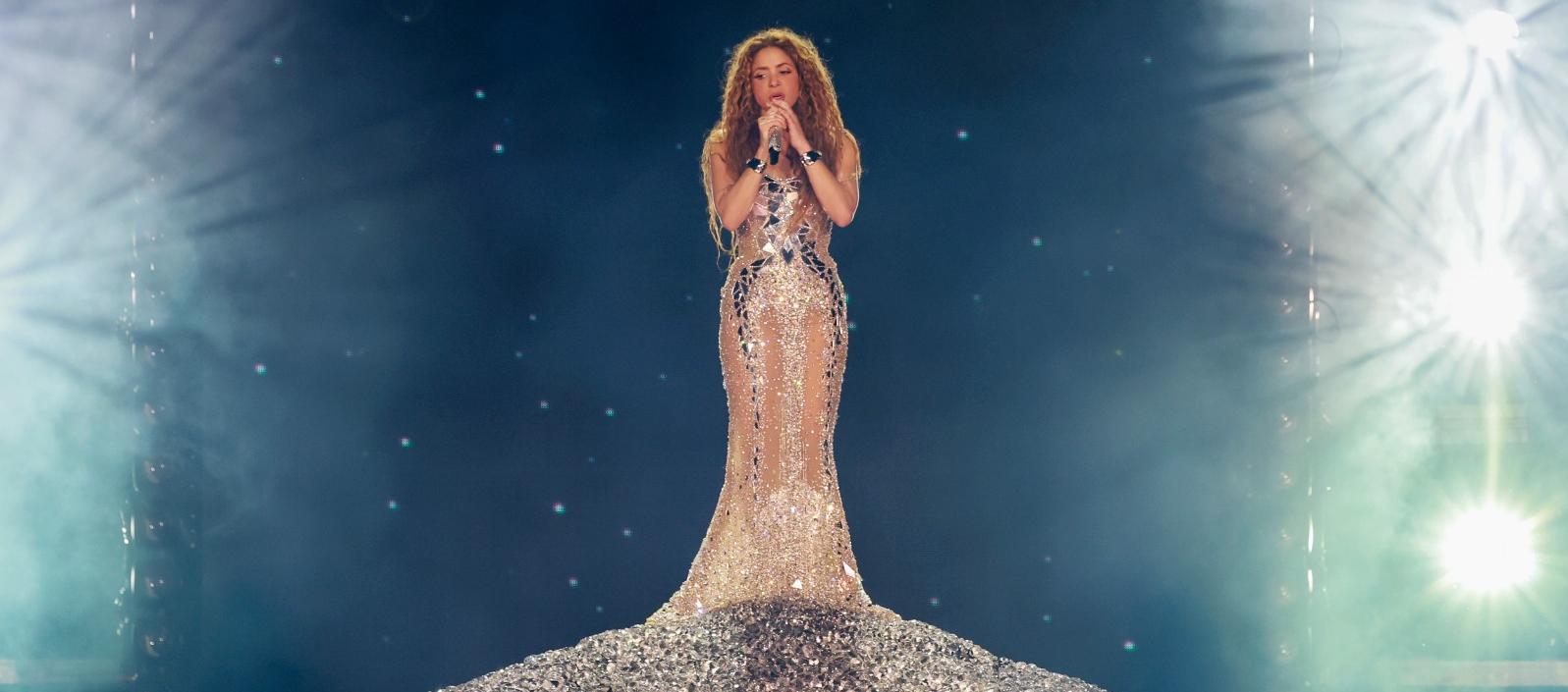 Vestuarios de Shakira en el concierto de Barranquilla. 