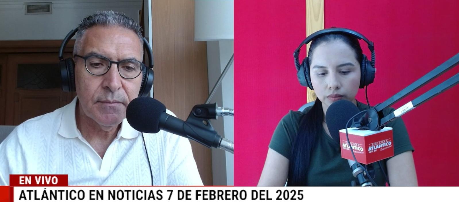 Transmisión de Atlántico en Noticias.