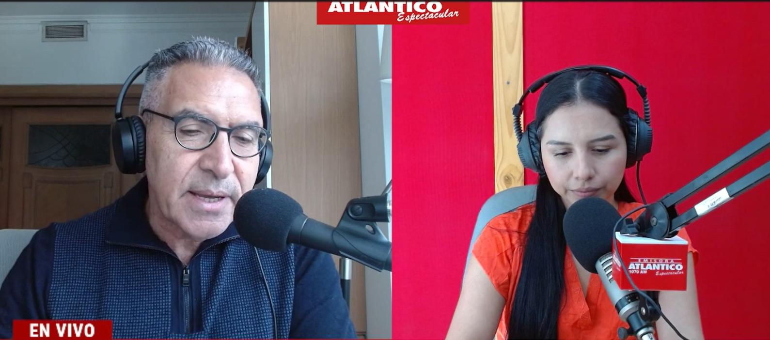Transmisión de Atlántico en Noticias.
