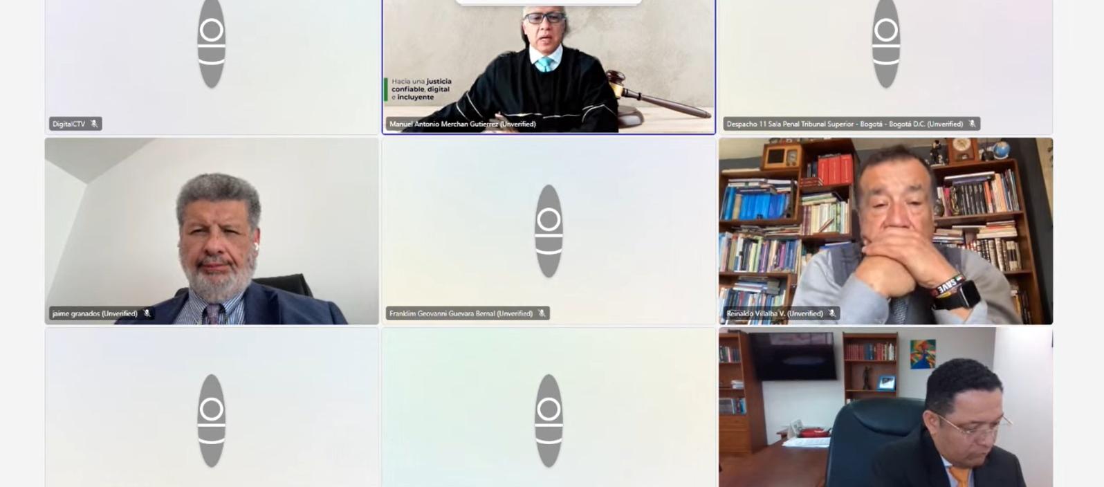 Audiencia contra el expresidente Álvaro Uribe.