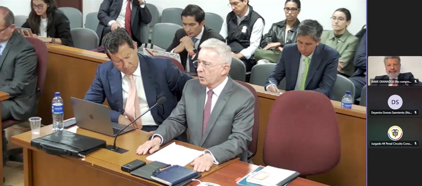 Juicio oral a Álvaro Uribe.