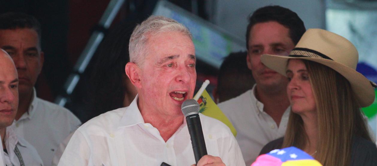 El expresidente Álvaro Uribe Vélez.