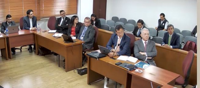 Juicio oral contra Álvaro Uribe.