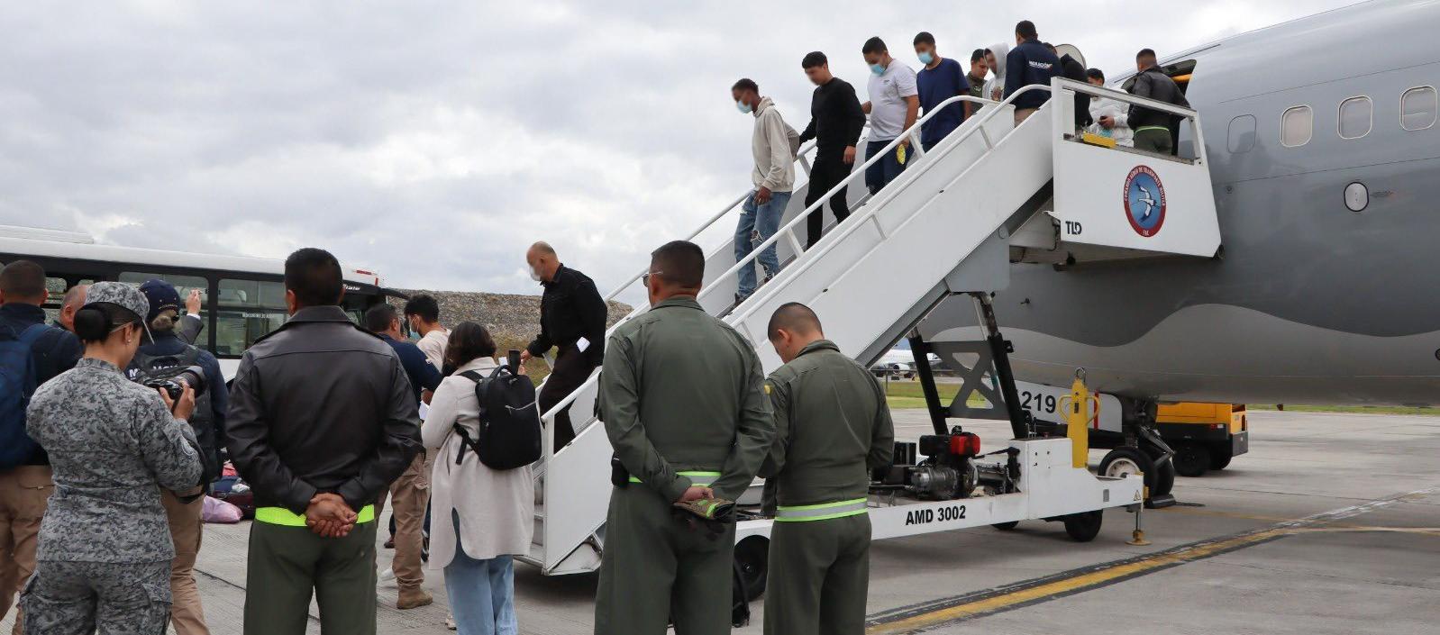 Colombianos deportados de Estados Unidos.