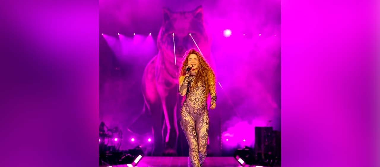 Shakira en su representación en Río de Janeiro.