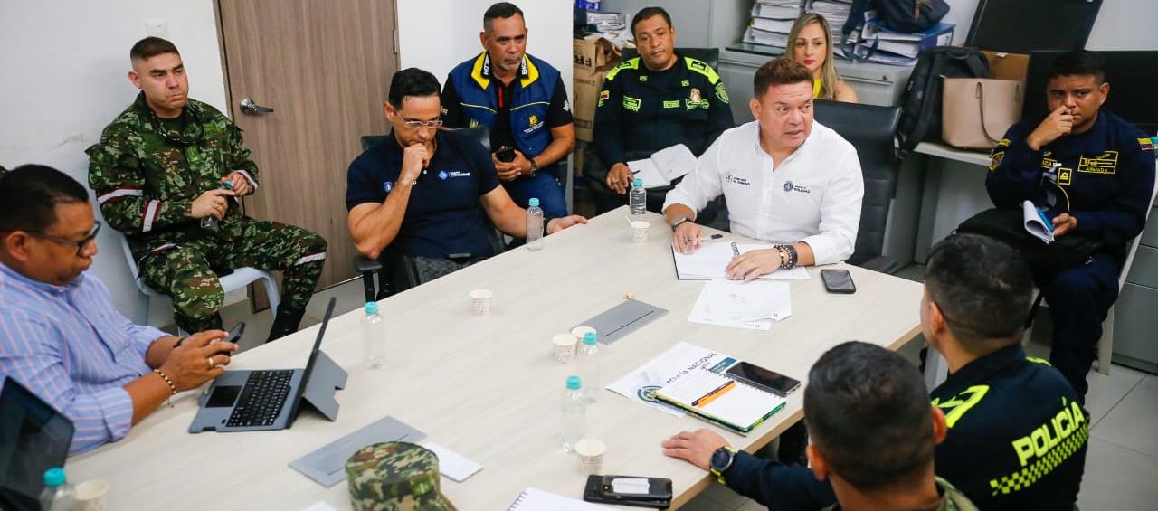 Aspecto del consejo de seguridad en Soledad. 