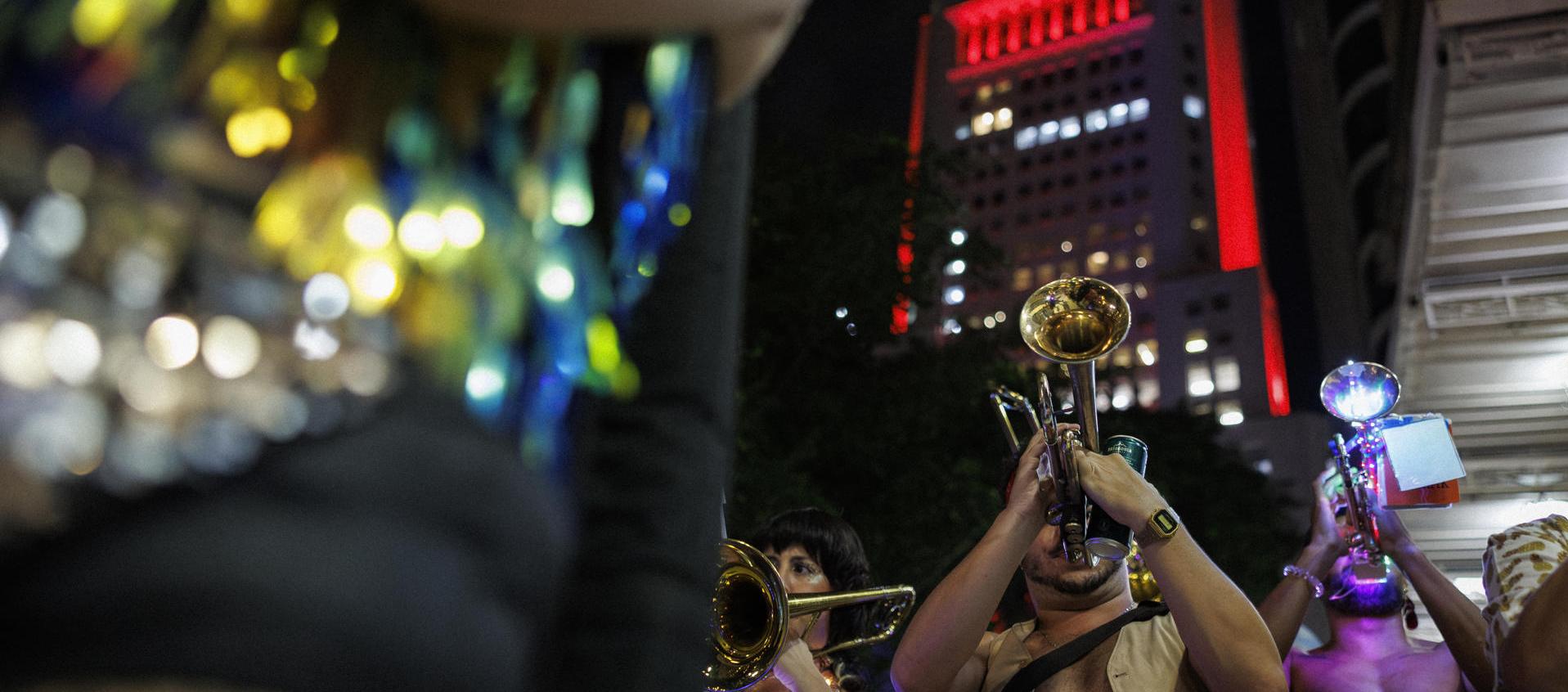Fiesta previo al Carnaval en Río de Janeiro.