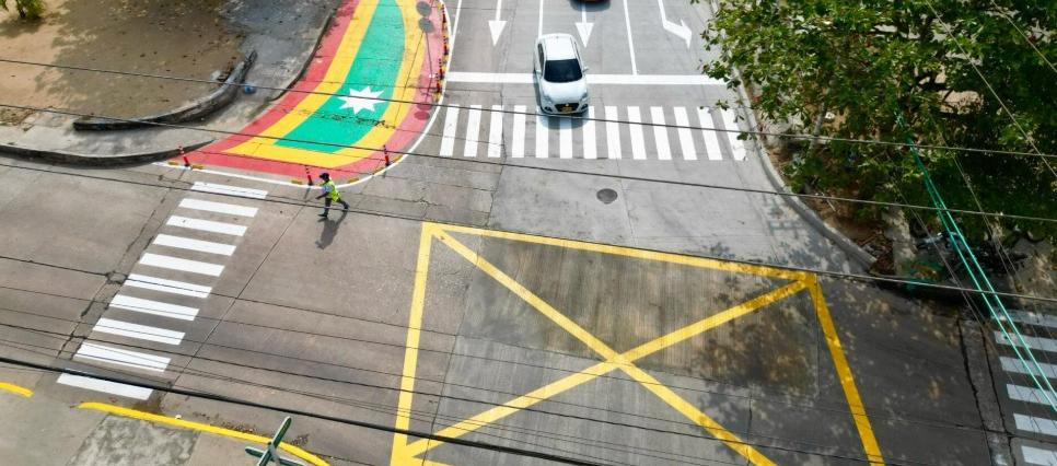 Intervención en la intersección de la calle 85 con carrera 64.