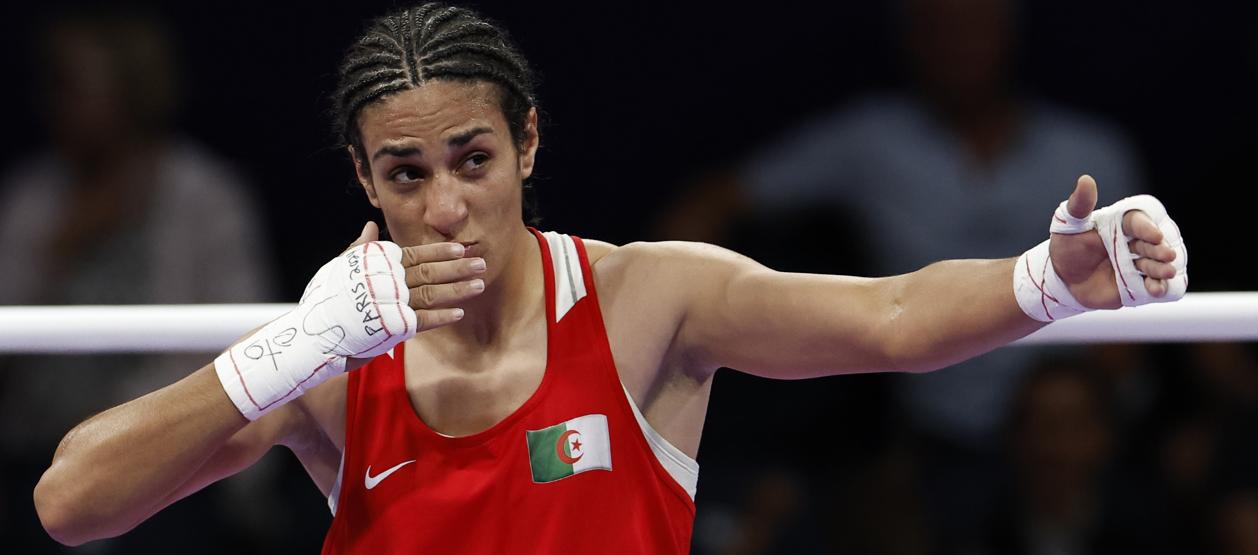 La argelina Imane Khelif ganó la medalla de oro en París 2024.
