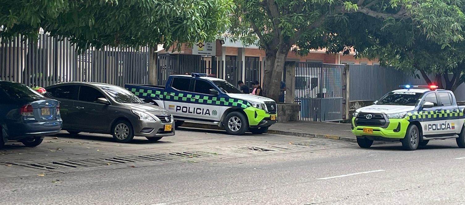 Aspecto de Medicina Legal, en Barranquilla. 