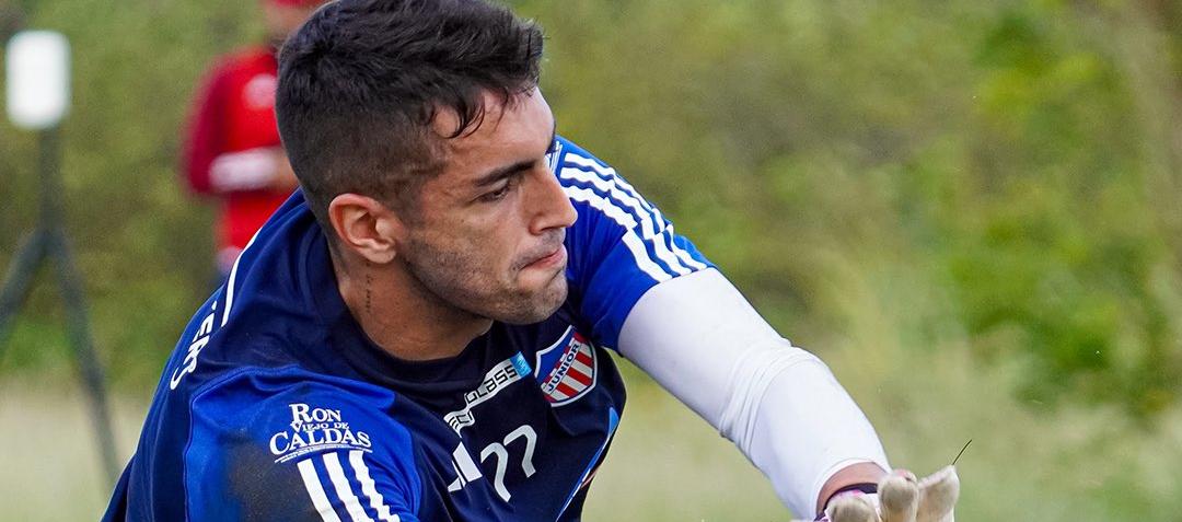 El portero uruguayo Santiago Mele jugará su primer clásico costeño en Santa Marta.