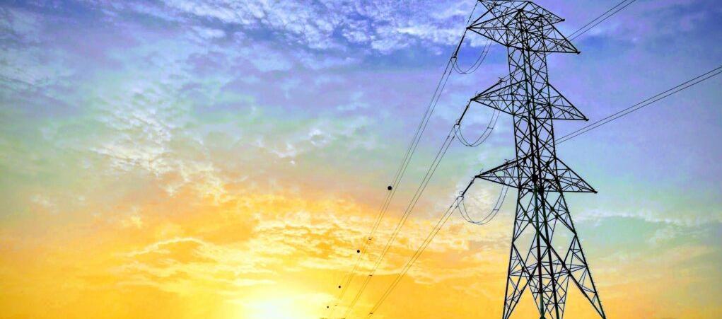 Aspecto de una torre de energía.