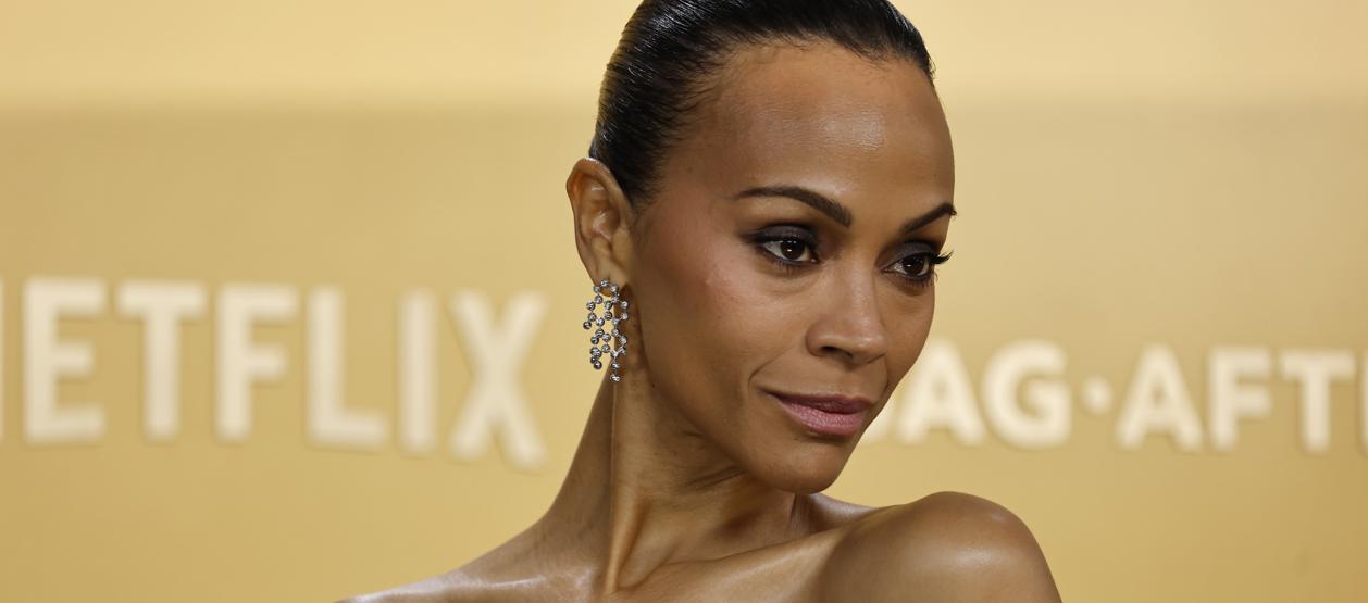 Zoe Saldaña, actriz norteamericana de origen dominicano. 