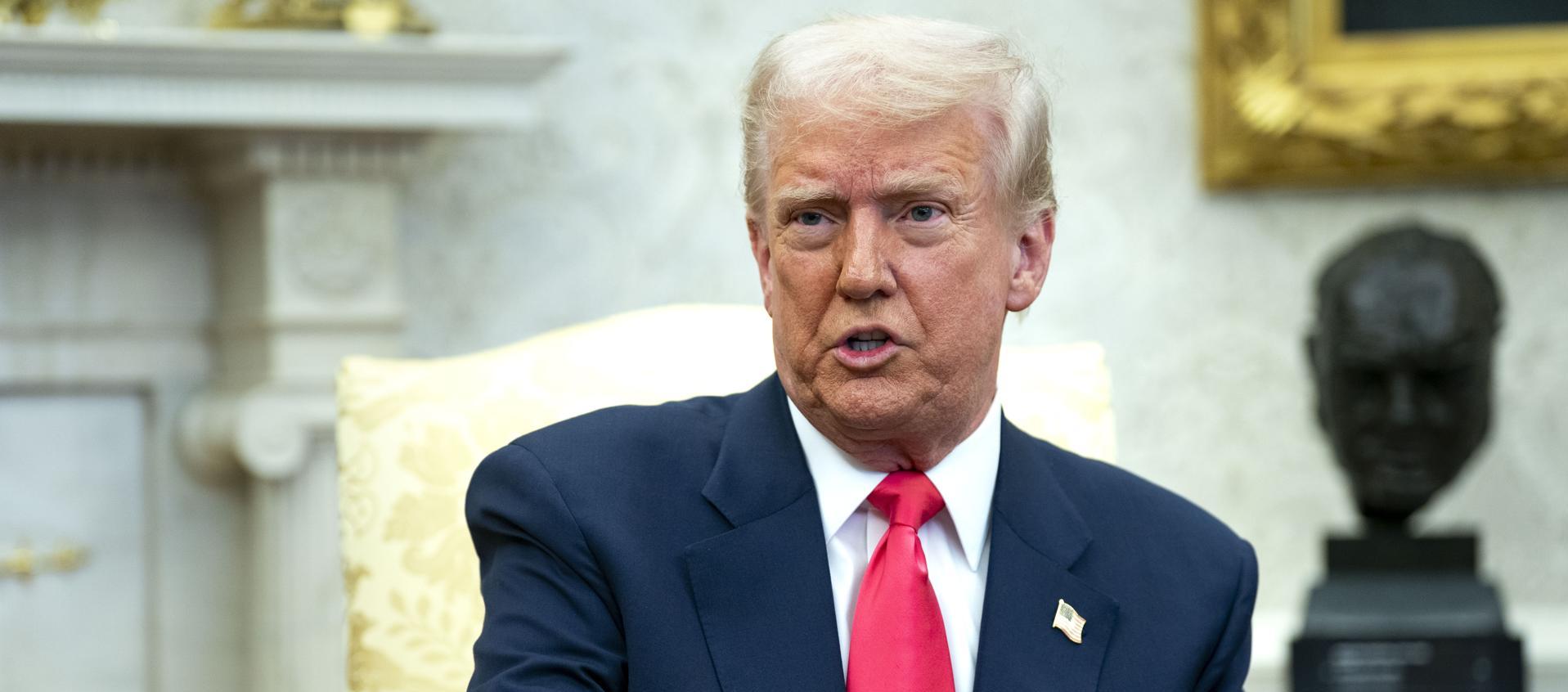 El Presidente de Estados Unidos, Donald Trump. 