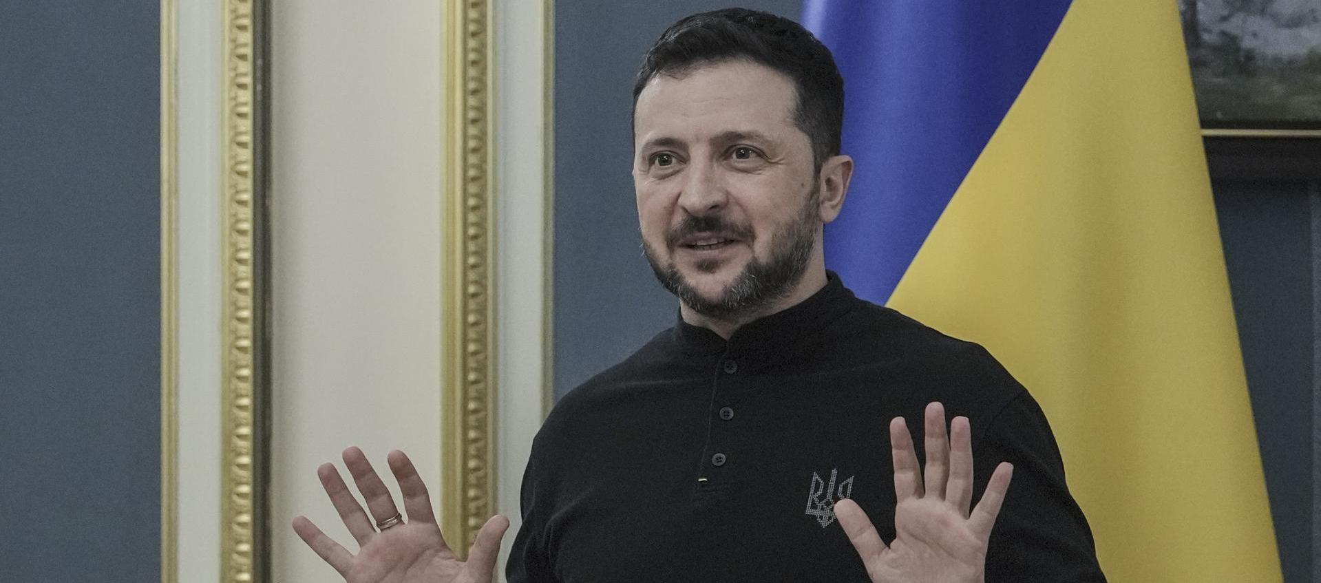 Volodímir Zelenski, Presidente de Ucrania.