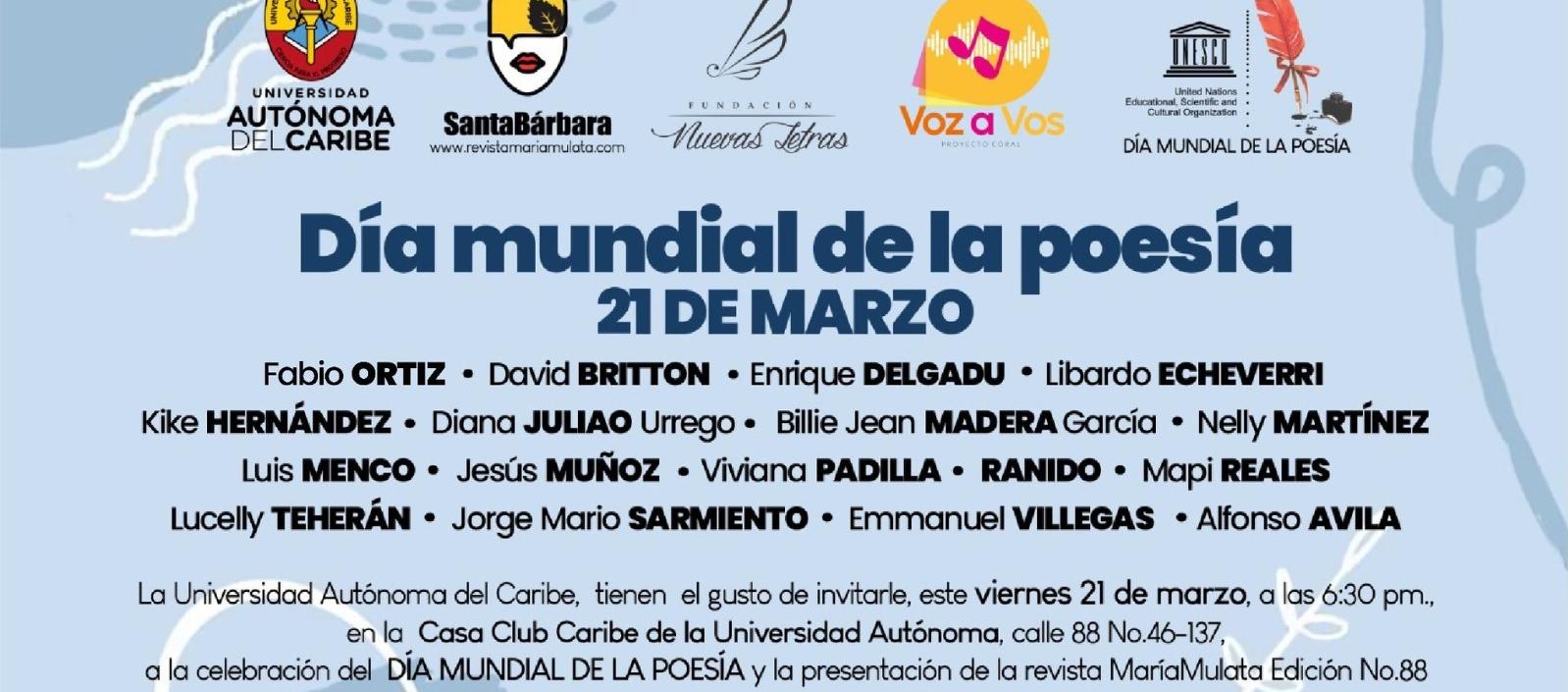 21 de marzo, Día Mundial de la Poesía.