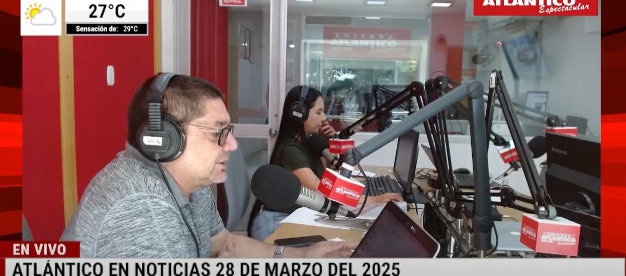 Transmisión de Atlántico en Noticias.