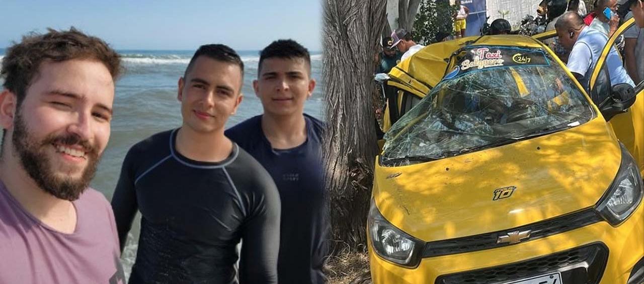 Las víctimas del accidente. 