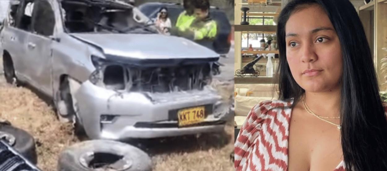 Accidente en la vía Santa Marta - Ciénaga. 