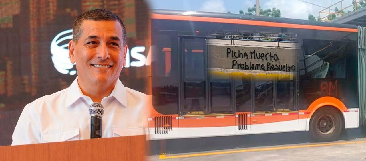 Alcalde Dumek Turbay / Grafitis en el marco del Día Internacional de la mujer en Cartagena.