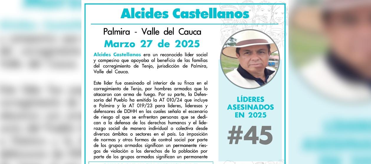 Alcides Castellanos.