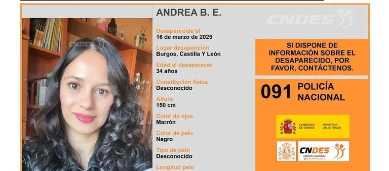  Andrea Bejarano, colombiana encontrada sin vida en España.