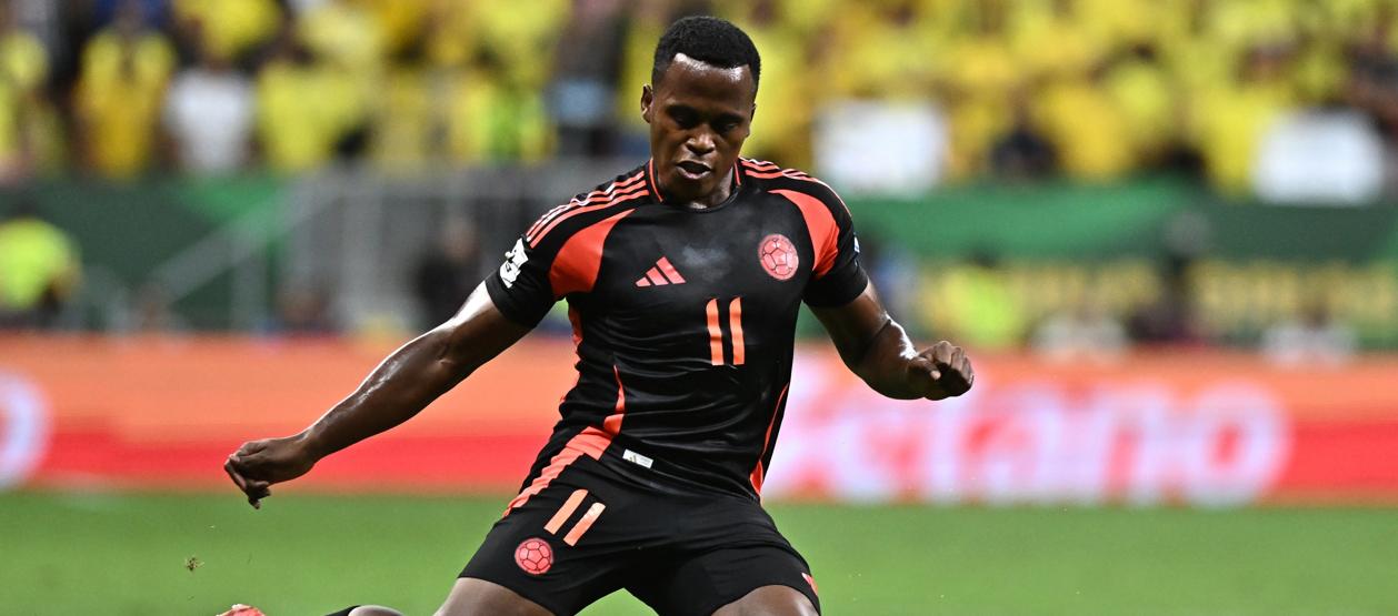 El volante ofensivo colombiano Jhon Arias.