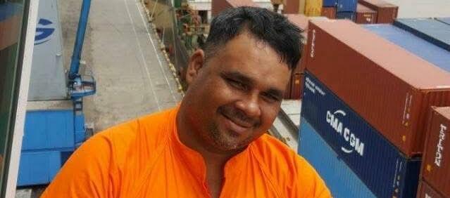 Wilmer Girón Paternina se tomó esta fotografía en su lugar de trabajo en el Puerto de Barranquilla. 