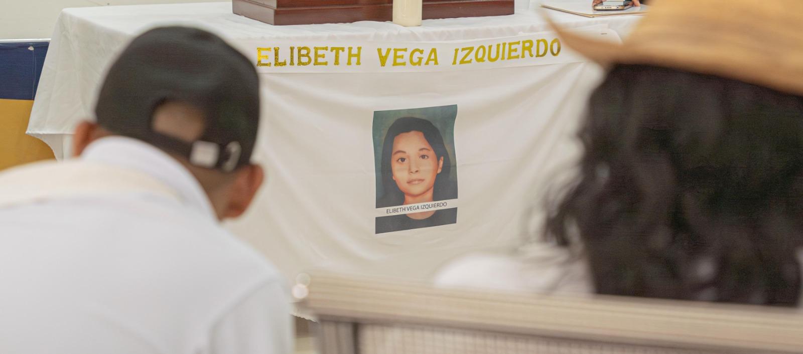 Entrega del cuerpo de Elibeth Vega Izquierdo.