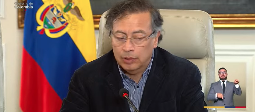 Presidente Gustavo Petro. 