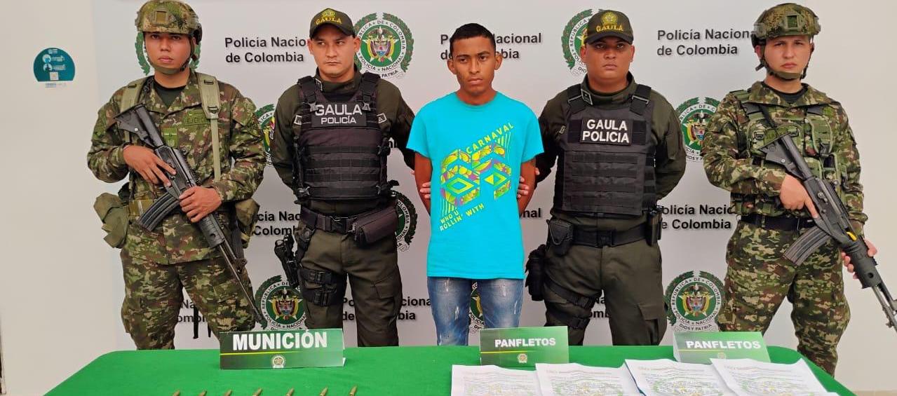 Jesús Taborda Locarno, presunto integrante del 'Clan del Golfo'.