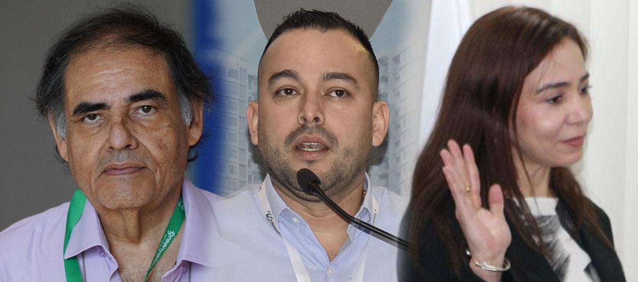 Carlos Diago, Edwin Palma y Diana Bustamante