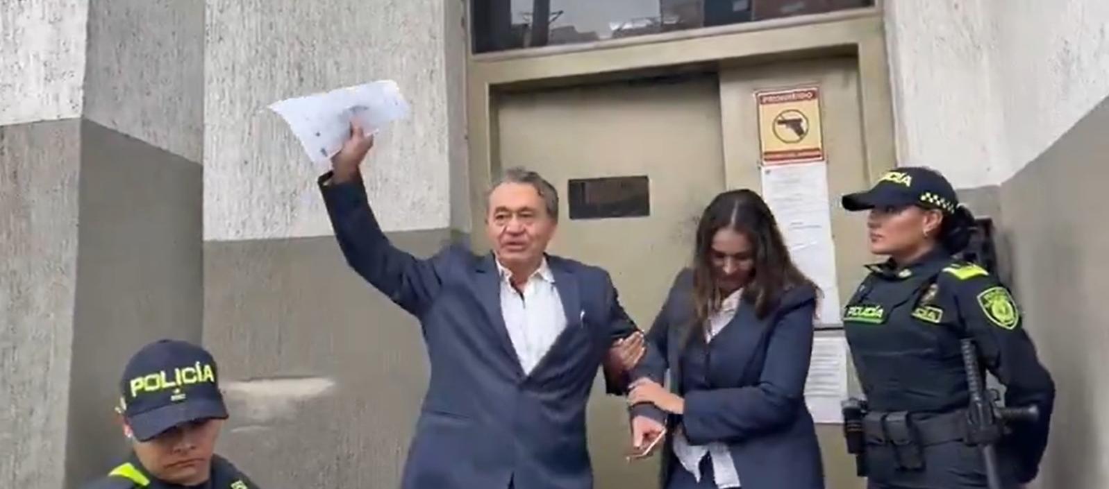 Carlos Lehder cuando quedó en libertad.