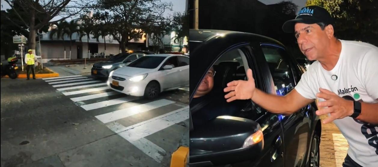 Los nuevos tramos y el Alcalde Alex Char.