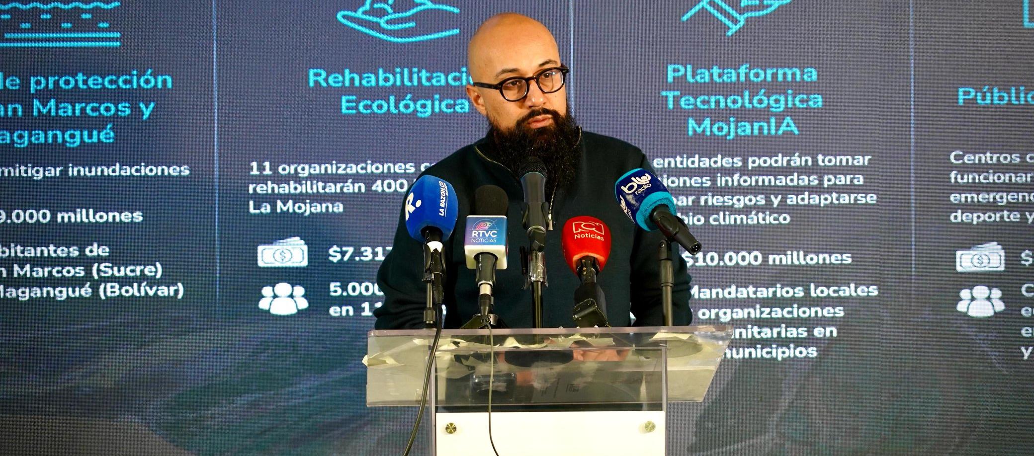 El director de la UNGRD, Carlos Carrillo.