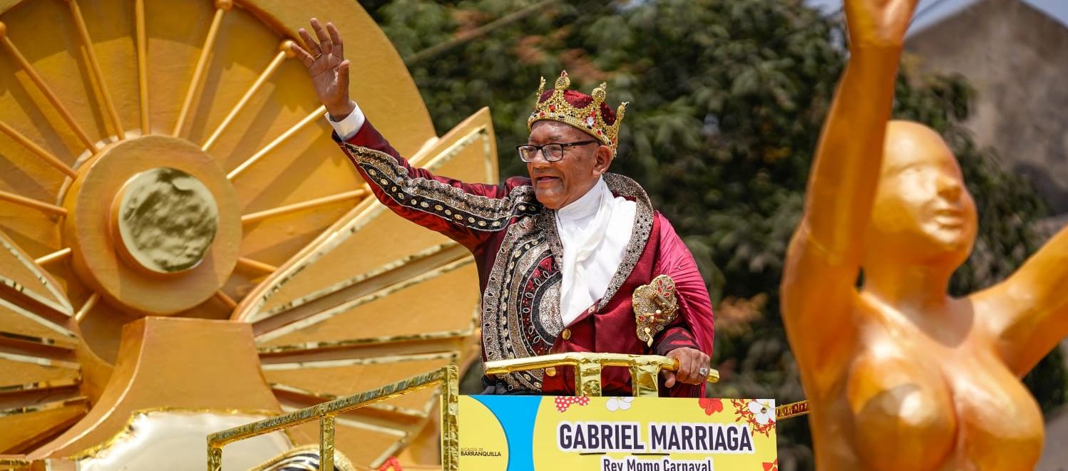 El Rey Momo Gabriel Marriaga.