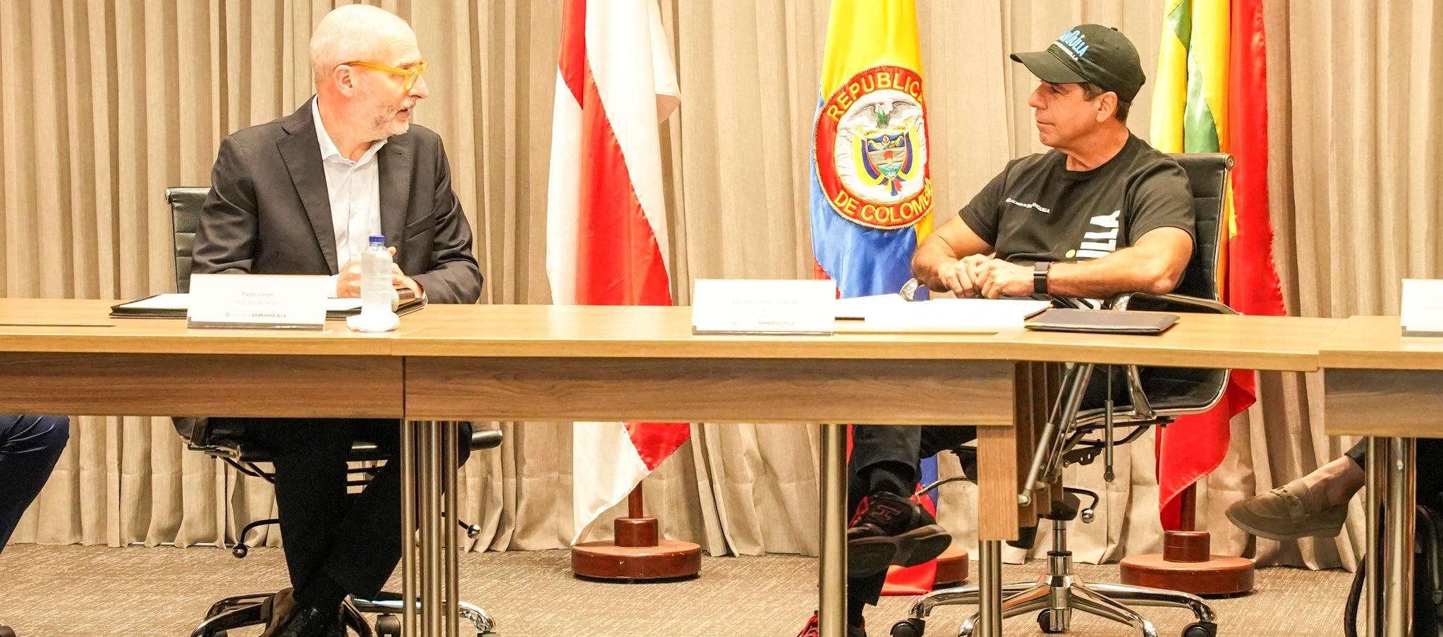 Reunión del Alcalde Alex Char con SGI Aviation.