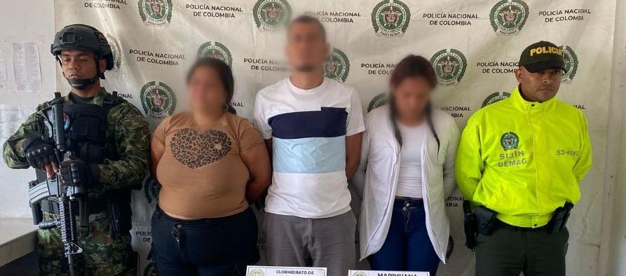 Capturados en los corregimientos de Guacamayal y Tucurinca, Zona Bananera.