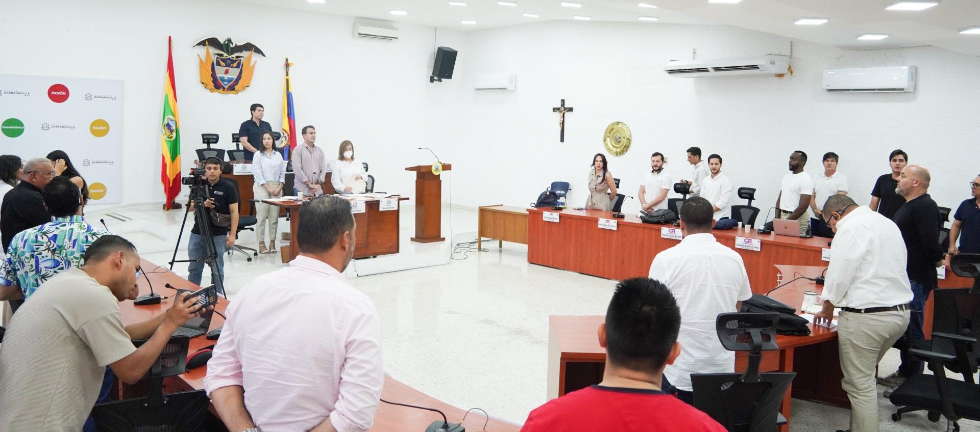 Sesión de hoy del Concejo.