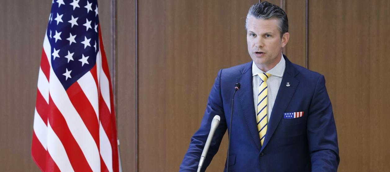 El secretario de Defensa de Estados Unidos, Pete Hegseth.